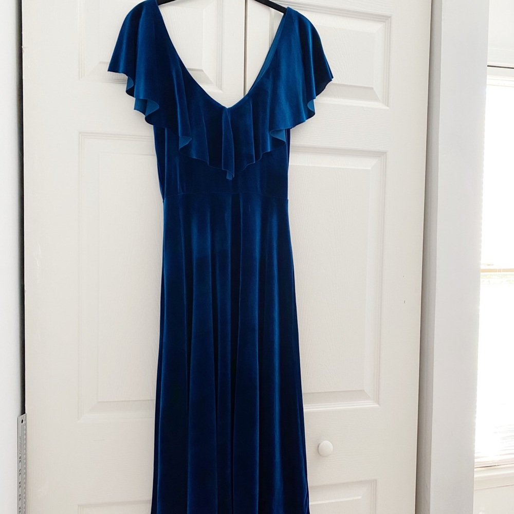 Gorgeous Teal June & Hudson Velvet Dress